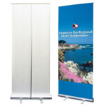33" x 81" Retractable Banner Stand